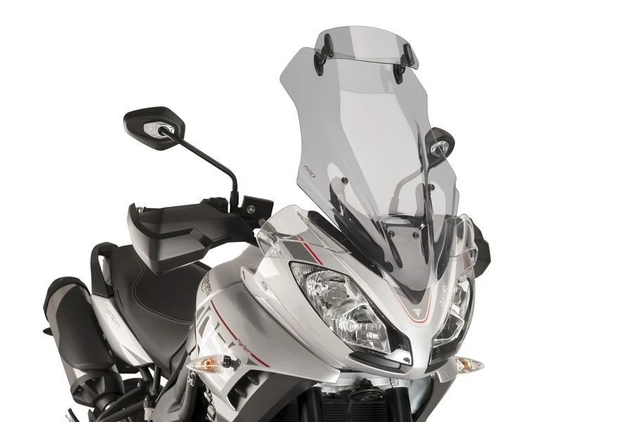 Puig Windscherm Touring + Opzetruitje Licht Getint Triumph Tiger 1050 Sport (16-) - Afbeelding 2
