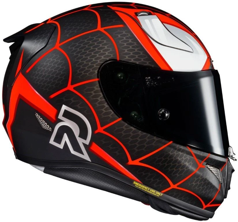 HJC RPHA 11 Spiderman Miles Morales Motorhelm - Afbeelding 2