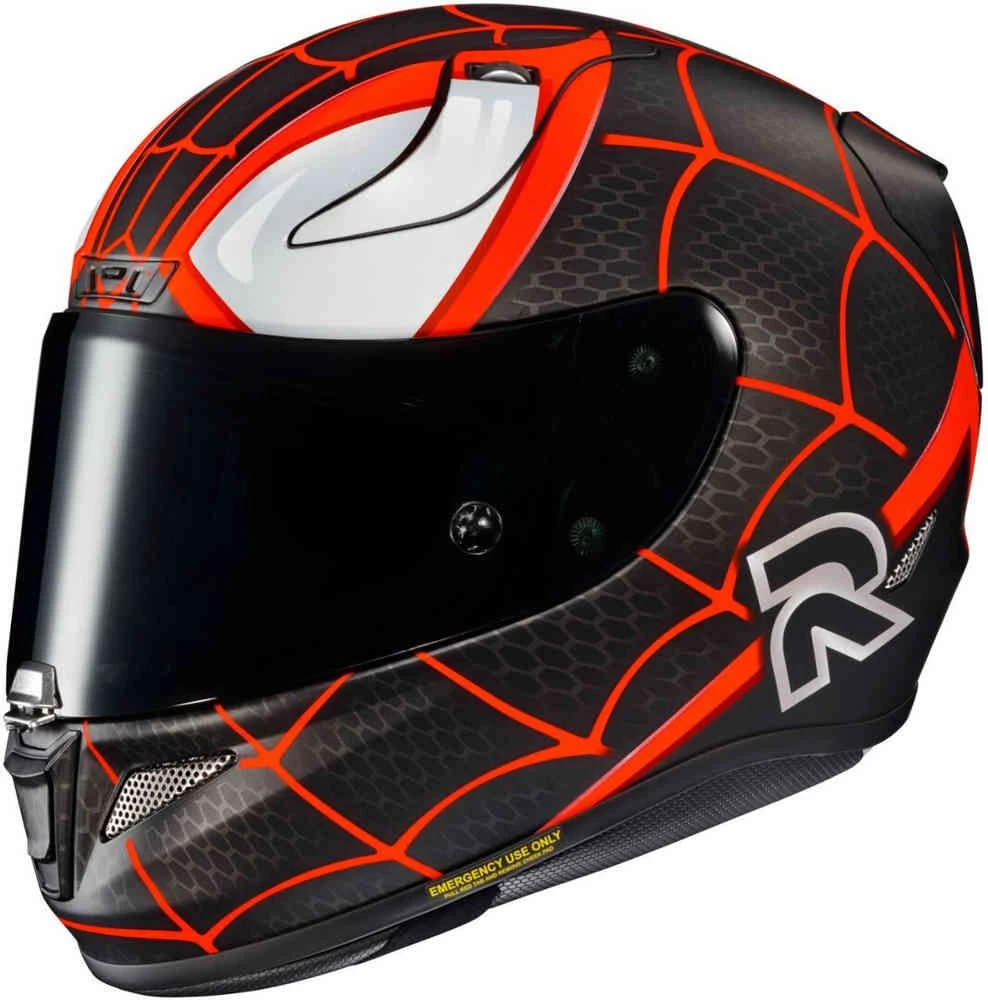 HJC RPHA 11 Spiderman Miles Morales Motorhelm - Afbeelding 5