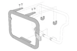SW-Motech Adapterkit Trax Koffer BMW R 1200 GS Adventure